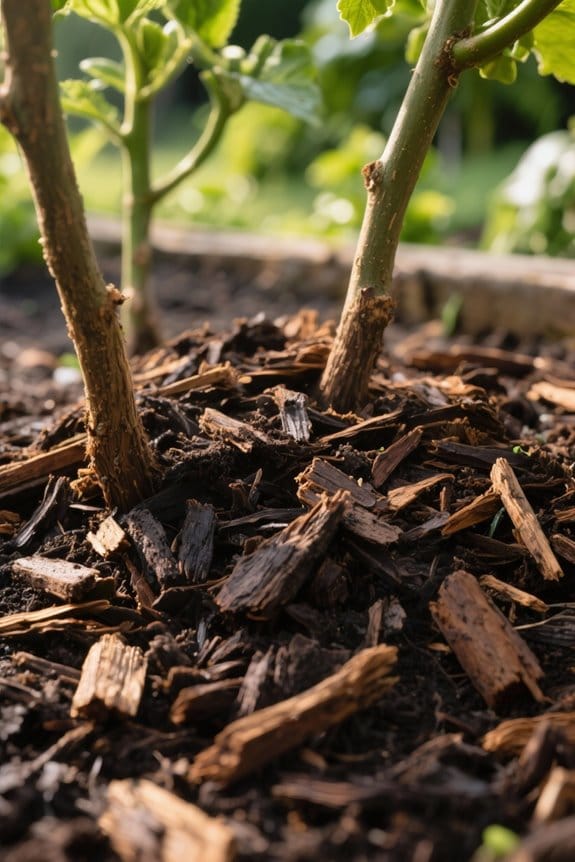 mulch enhances garden health