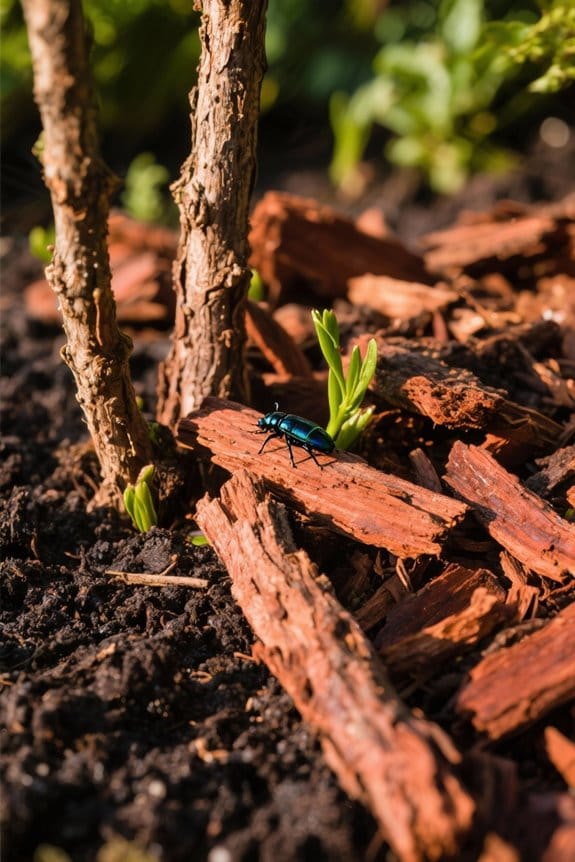mulch enhances pest management