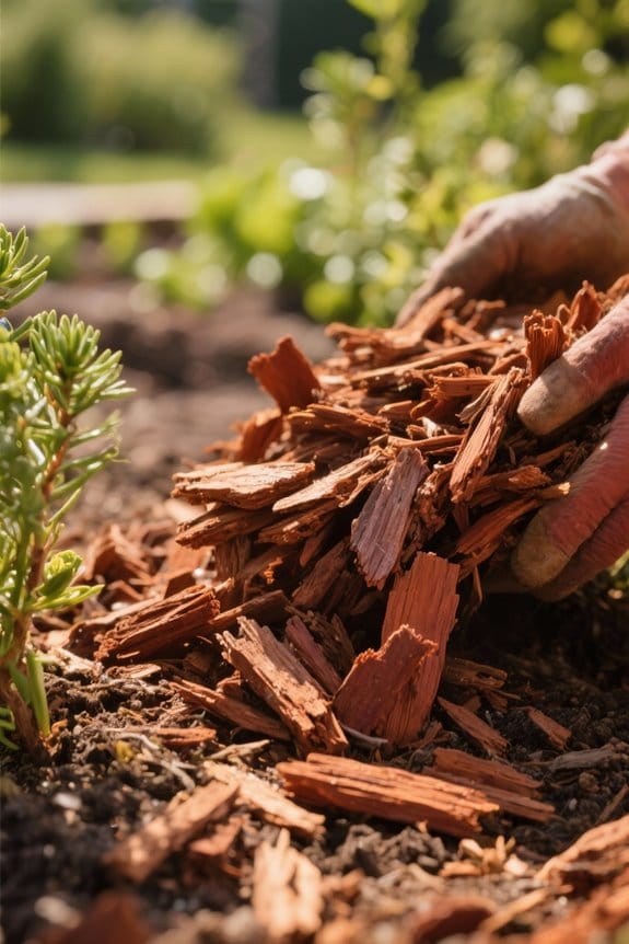 mulch maintenance promotes soil health