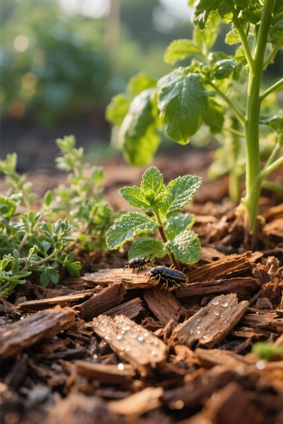 pest repellent mulching techniques