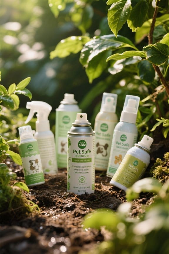 pet safe aerosol spray selection