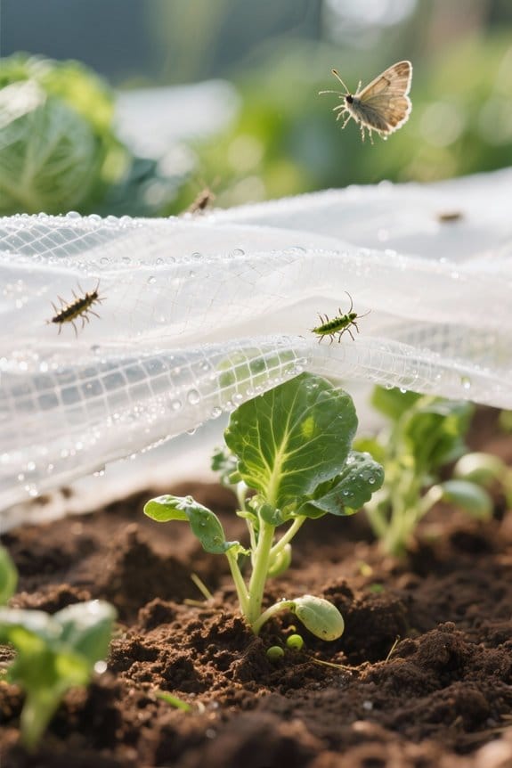 row covers enhance garden health