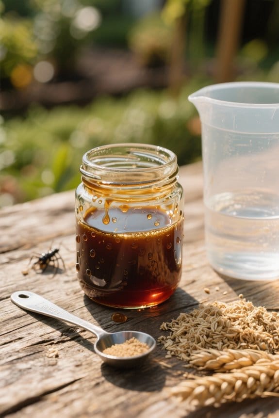molasses traps for grasshoppers